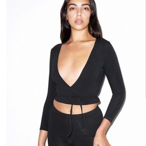 American Apparel Wrap Top